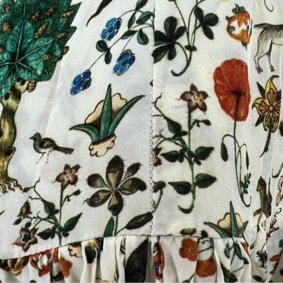 Samantha Pleet dress ivory illuminated unicorn print 0 - Picture 13 of 16